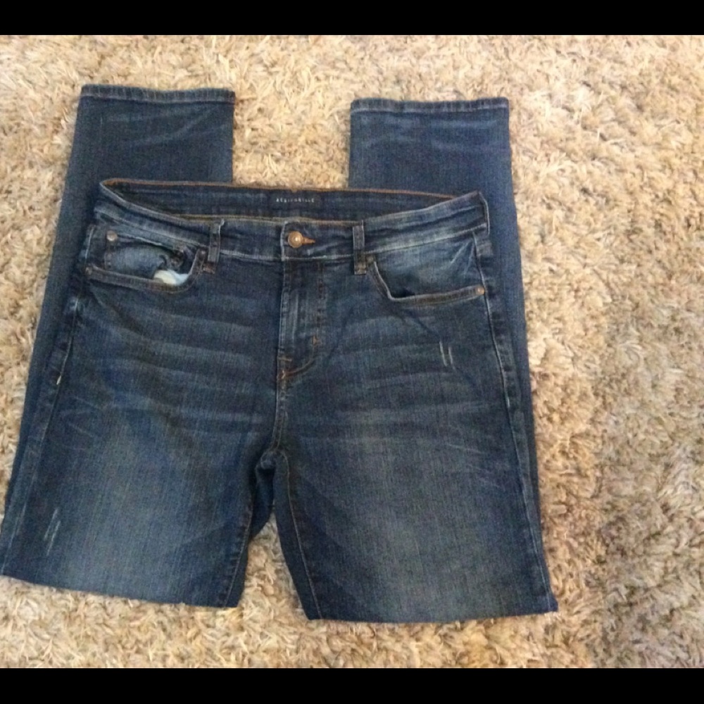 Aeropostale men’s straight style blue jeans EUC